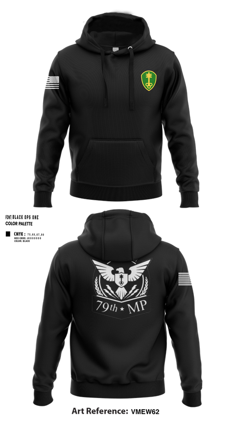 Hoodie, 79th MP Co, Army, Teamtime, Team time, sublimation, custom sports apparel, team uniforms, spirit wear, spiritwear, sports uniforms, custom shirts, team store, custom team store, fundraiser sports, apparel fundraiser