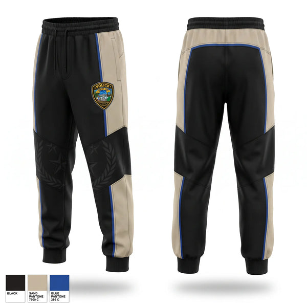 Sweatpants, Port St. Joe Police Department, Police, Teamtime, Team time, sublimation, custom sports apparel, team uniforms, spirit wear, spiritwear, sports uniforms, custom shirts, team store, custom team store, fundraiser sports, apparel fundraiser