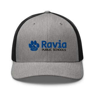 Ravia Middle School Basketball Retro Trucker Hat | Yupoong 6606