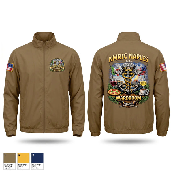 Windbreaker, USNMRTC Naples, Navy, Teamtime, Team time, sublimation, custom sports apparel, team uniforms, spirit wear, spiritwear, sports uniforms, custom shirts, team store, custom team store, fundraiser sports, apparel fundraiser