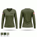 3 Amphibious Assault Battalion 48975524 Women's Long Sleeve V-neck Shirt - 1