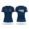 Odessa Fire Rescue Protection District Women's Short Sleeve V-neck Shirt - 1