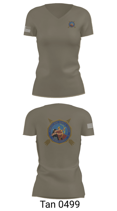 Archer Company 82180782 Women's Short Sleeve V-neck Shirt - 68