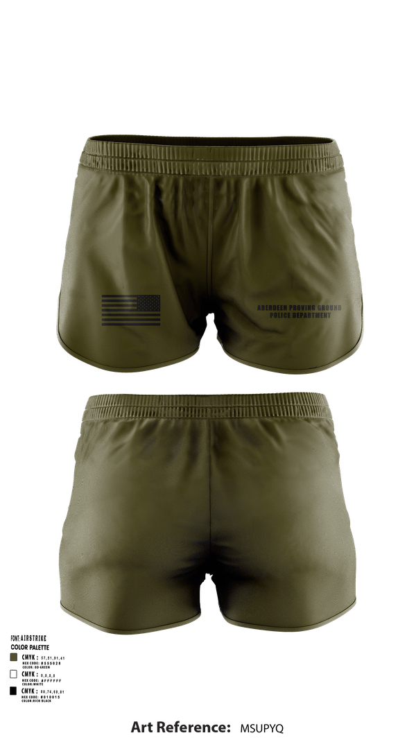 Ranger Panties, Aberdeen Proving Ground Police Department, Police, Teamtime, Team time, sublimation, custom sports apparel, team uniforms, spirit wear, spiritwear, sports uniforms, custom shirts, team store, custom team store, fundraiser sports, apparel fundraiser