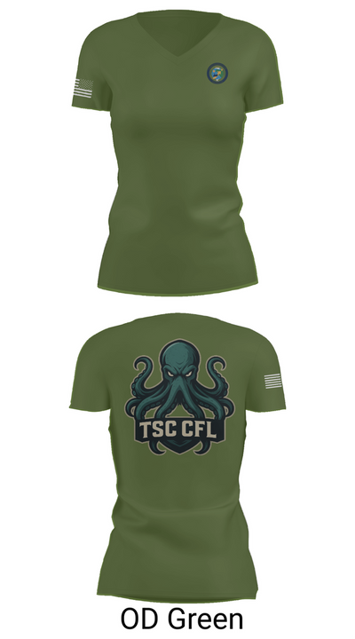 Tsc cfl 79099869 Women's Short Sleeve V-neck Shirt - 46
