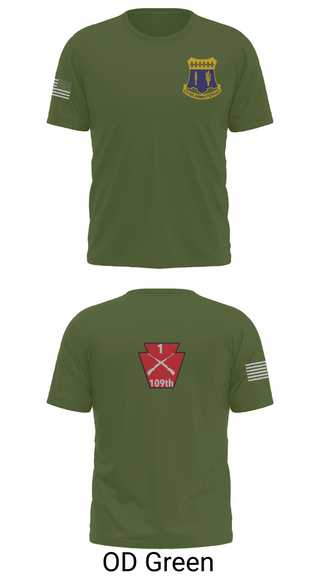 Old School Cotton Feel Shirt, A co 1/109, National Guard, Teamtime, Team time, sublimation, custom sports apparel, team uniforms, spirit wear, spiritwear, sports uniforms, custom shirts, team store, custom team store, fundraiser sports, apparel fundraiser