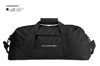 Duffle Bag, C CO, 304th ESB-E, Army, Teamtime, Team time, sublimation, custom sports apparel, team uniforms, spirit wear, spiritwear, sports uniforms, custom shirts, team store, custom team store, fundraiser sports, apparel fundraiser
