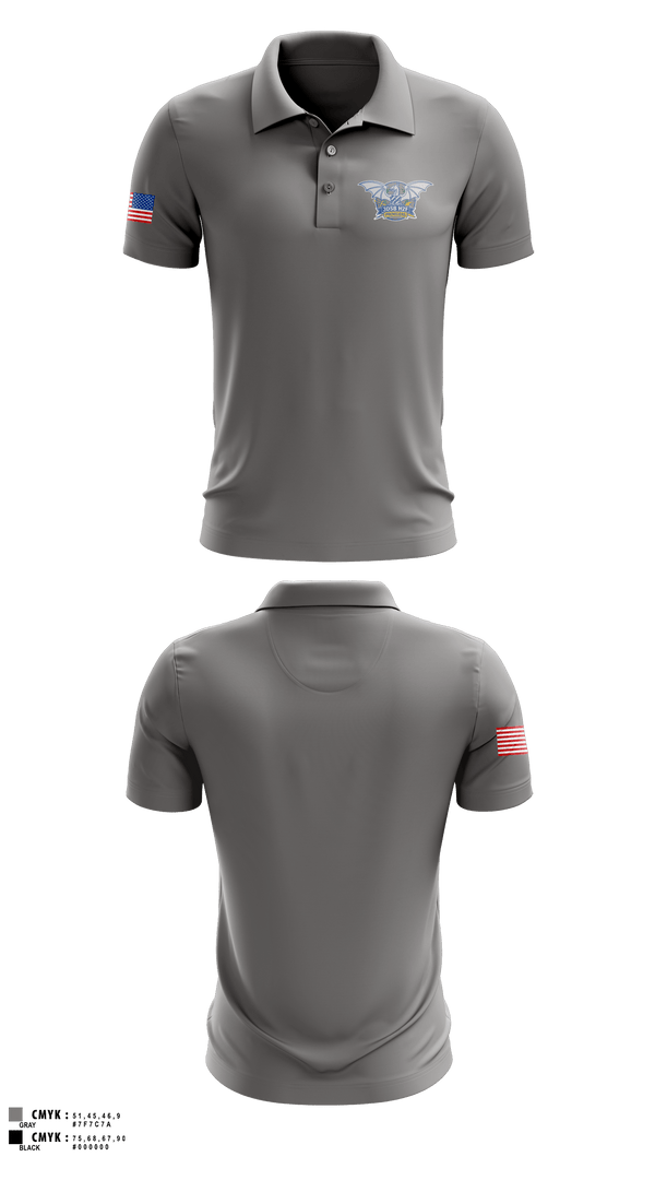 Short Sleeve Performance Polo, 3DSB H2F, Army, Teamtime, Team time, sublimation, custom sports apparel, team uniforms, spirit wear, spiritwear, sports uniforms, custom shirts, team store, custom team store, fundraiser sports, apparel fundraiser