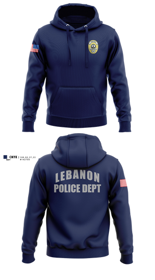 Hoodie, Lebanon Police Department, Police, Teamtime, Team time, sublimation, custom sports apparel, team uniforms, spirit wear, spiritwear, sports uniforms, custom shirts, team store, custom team store, fundraiser sports, apparel fundraiser