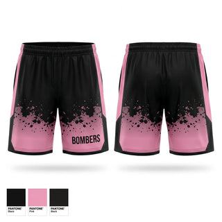 Athletic Shorts With Pockets, BOMBERS, Baseball, Teamtime, Team time, sublimation, custom sports apparel, team uniforms, spirit wear, spiritwear, sports uniforms, custom shirts, team store, custom team store, fundraiser sports, apparel fundraiser