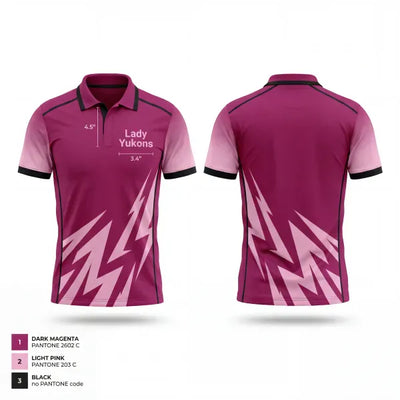 Lady Yukons 46554621 Short Sleeve Performance Polo - 1