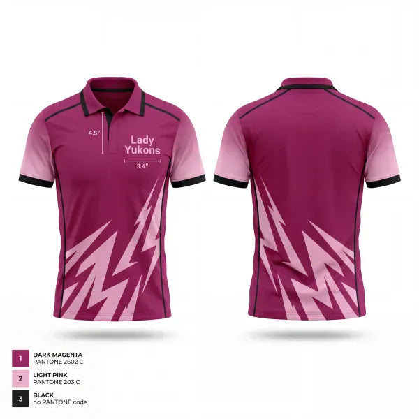 Short Sleeve Performance Polo, Lady Yukons, Women's Basketball, Teamtime, Team time, sublimation, custom sports apparel, team uniforms, spirit wear, spiritwear, sports uniforms, custom shirts, team store, custom team store, fundraiser sports, apparel fundraiser