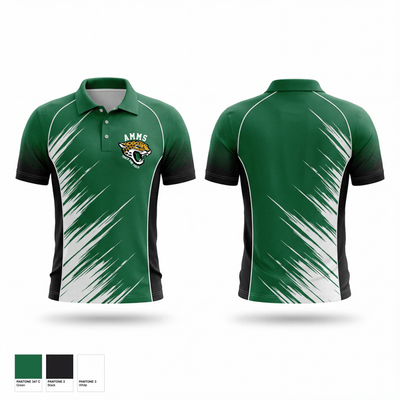 Alexandria Middle Magnet School Track & Field 53774200 Short Sleeve Performance Polo - 26