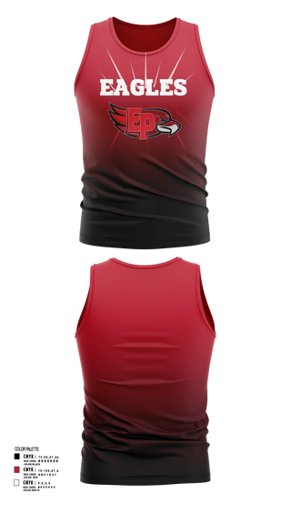 Tank Top, EP Eagles, Cheer, Teamtime, Team time, sublimation, custom sports apparel, team uniforms, spirit wear, spiritwear, sports uniforms, custom shirts, team store, custom team store, fundraiser sports, apparel fundraiser