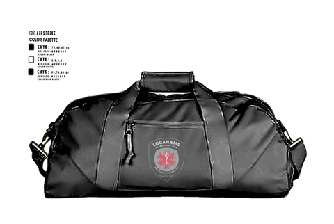 Duffle Bag, Logan EMS, , Teamtime, Team time, sublimation, custom sports apparel, team uniforms, spirit wear, spiritwear, sports uniforms, custom shirts, team store, custom team store, fundraiser sports, apparel fundraiser