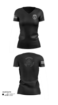 Emergency Service Unit 40804192 Women's Short Sleeve V-neck Shirt - 22