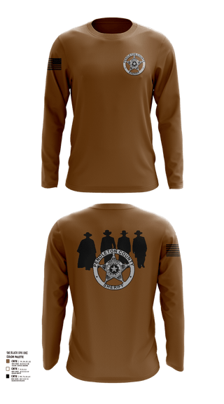 Long Sleeve Performance Shirt, PENDLETON COUNTY SHERIFF'S DEPARTMENT, Police, Teamtime, Team time, sublimation, custom sports apparel, team uniforms, spirit wear, spiritwear, sports uniforms, custom shirts, team store, custom team store, fundraiser sports, apparel fundraiser