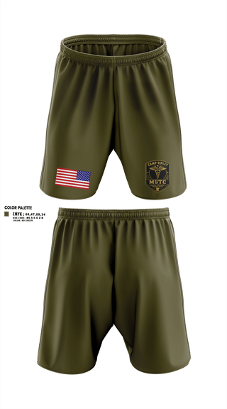 Athletic Shorts With Pockets, Camp Ripley MSTC, Army, Teamtime, Team time, sublimation, custom sports apparel, team uniforms, spirit wear, spiritwear, sports uniforms, custom shirts, team store, custom team store, fundraiser sports, apparel fundraiser
