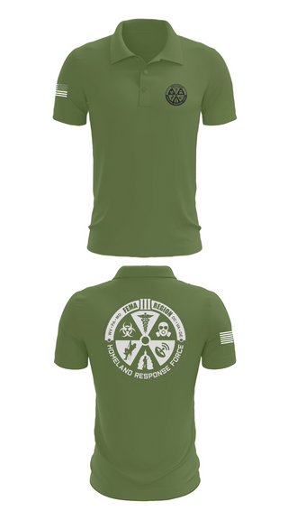 Short Sleeve Performance Polo, Region 3 Homeland Response Force, , Teamtime, Team time, sublimation, custom sports apparel, team uniforms, spirit wear, spiritwear, sports uniforms, custom shirts, team store, custom team store, fundraiser sports, apparel fundraiser