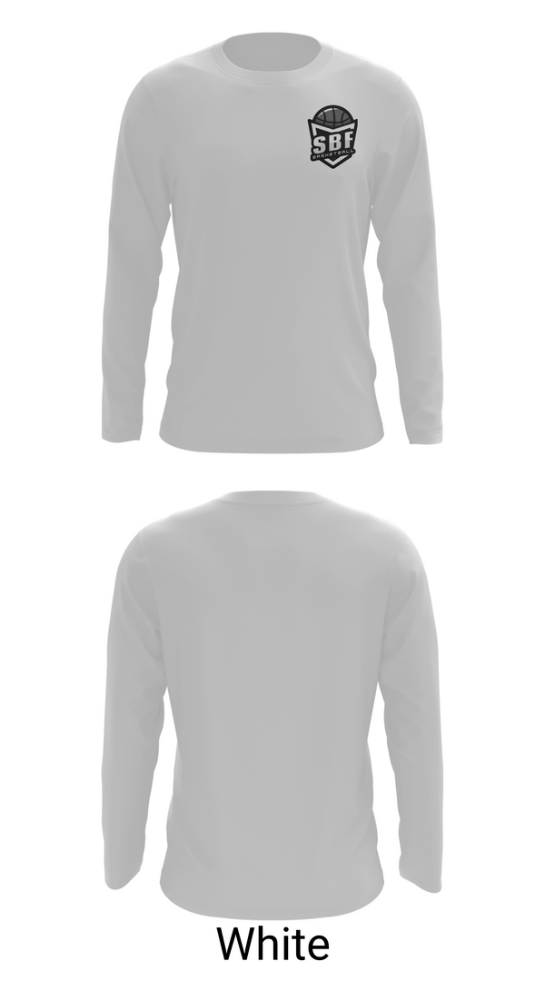 Long Sleeve Performance Shirt, SBF, Men's Basketball, Teamtime, Team time, sublimation, custom sports apparel, team uniforms, spirit wear, spiritwear, sports uniforms, custom shirts, team store, custom team store, fundraiser sports, apparel fundraiser