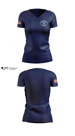 Womens Short Sleeve Vneck Shirt, Bonne Terre PD, Police, Teamtime, Team time, sublimation, custom sports apparel, team uniforms, spirit wear, spiritwear, sports uniforms, custom shirts, team store, custom team store, fundraiser sports, apparel fundraiser