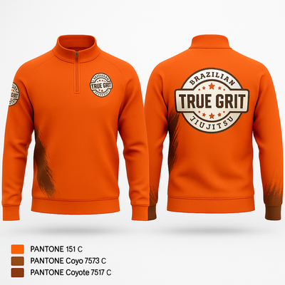 TRUE GRIT 86075945 Quarter Zip Jacket - 1
