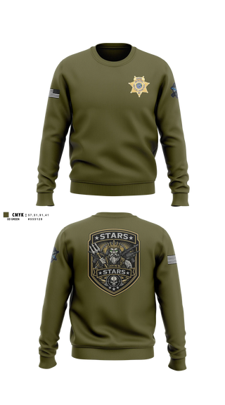 Crew Neck Sweatshirt, Ranger Services, Police, Teamtime, Team time, sublimation, custom sports apparel, team uniforms, spirit wear, spiritwear, sports uniforms, custom shirts, team store, custom team store, fundraiser sports, apparel fundraiser