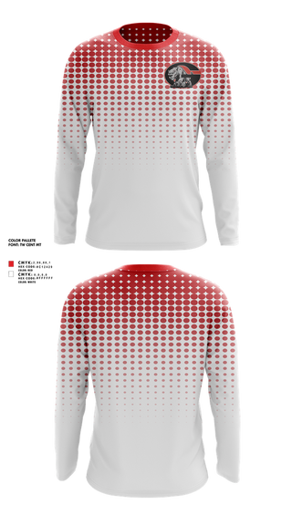 Long Sleeve Performance Shirt, Glen oaks, Track & Field, Teamtime, Team time, sublimation, custom sports apparel, team uniforms, spirit wear, spiritwear, sports uniforms, custom shirts, team store, custom team store, fundraiser sports, apparel fundraiser
