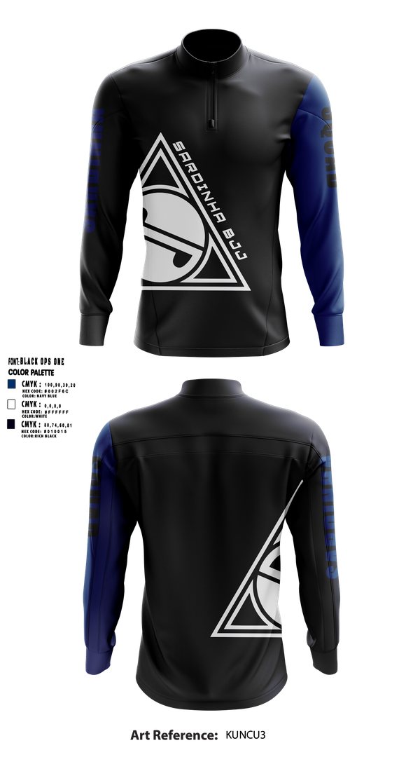 Quarter Zip Jacket, SardinhaBJJ, , Teamtime, Team time, sublimation, custom sports apparel, team uniforms, spirit wear, spiritwear, sports uniforms, custom shirts, team store, custom team store, fundraiser sports, apparel fundraiser