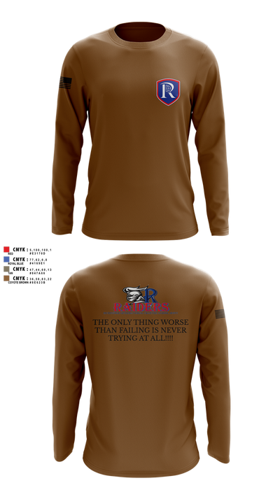 RICS Raiders 86682498 Long Sleeve Performance Shirt 5