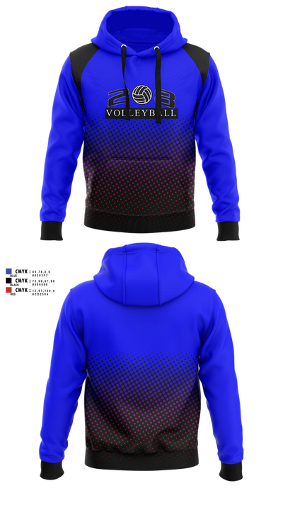 208 Volleyball Club 81337200 Hoodie - 1