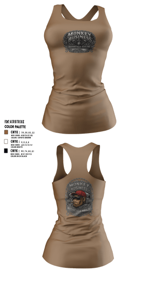 Tank Top, Monkey Business Motorcycle Hauling, , Teamtime, Team time, sublimation, custom sports apparel, team uniforms, spirit wear, spiritwear, sports uniforms, custom shirts, team store, custom team store, fundraiser sports, apparel fundraiser
