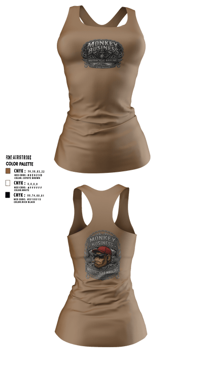 Monkey Business Motorcycle Hauling 21816516 Tank Top - 28