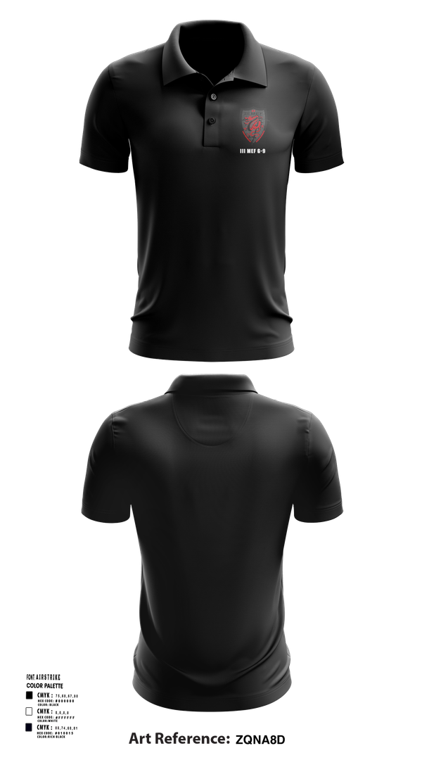 Short Sleeve Performance Polo, III MEF G-9, Marines, Teamtime, Team time, sublimation, custom sports apparel, team uniforms, spirit wear, spiritwear, sports uniforms, custom shirts, team store, custom team store, fundraiser sports, apparel fundraiser