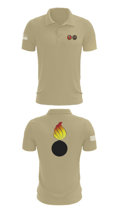 RTS-M FT. HOOD 77686881 Short Sleeve Performance Polo - 87