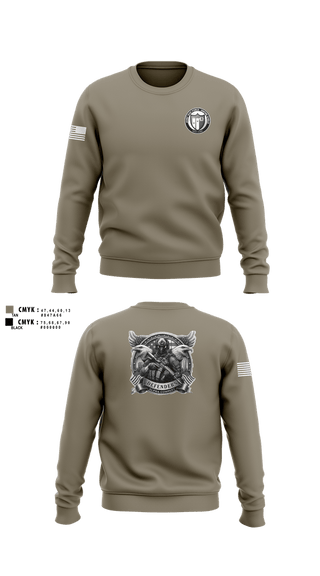 Crew Neck Sweatshirt, , National Guard, Teamtime, Team time, sublimation, custom sports apparel, team uniforms, spirit wear, spiritwear, sports uniforms, custom shirts, team store, custom team store, fundraiser sports, apparel fundraiser
