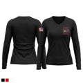 B-Shift Bandits Women's Long Sleeve V-neck Shirt - 1