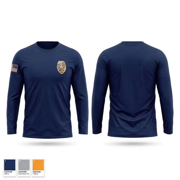 Long Sleeve Performance Shirt, Gate City Police Department, Police, Teamtime, Team time, sublimation, custom sports apparel, team uniforms, spirit wear, spiritwear, sports uniforms, custom shirts, team store, custom team store, fundraiser sports, apparel fundraiser