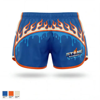 Womens Shorts, Stone Baseball, Baseball, Teamtime, Team time, sublimation, custom sports apparel, team uniforms, spirit wear, spiritwear, sports uniforms, custom shirts, team store, custom team store, fundraiser sports, apparel fundraiser