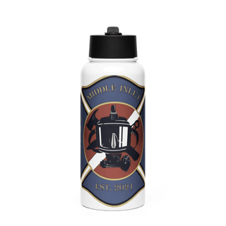 Middle Inlet dive team 36198807 Stainless Steel Water Bottle with a Straw Lid