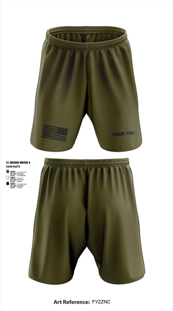 Athletic Shorts With Pockets, Venom Pool, , Teamtime, Team time, sublimation, custom sports apparel, team uniforms, spirit wear, spiritwear, sports uniforms, custom shirts, team store, custom team store, fundraiser sports, apparel fundraiser