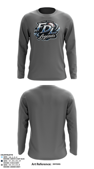 Long Sleeve Performance Shirt, Fort Dodge Legends, Baseball, Teamtime, Team time, sublimation, custom sports apparel, team uniforms, spirit wear, spiritwear, sports uniforms, custom shirts, team store, custom team store, fundraiser sports, apparel fundraiser