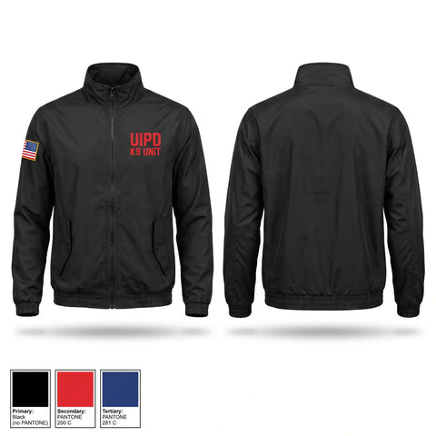 Windbreaker, UIPD K9 UNIT, Police, Teamtime, Team time, sublimation, custom sports apparel, team uniforms, spirit wear, spiritwear, sports uniforms, custom shirts, team store, custom team store, fundraiser sports, apparel fundraiser