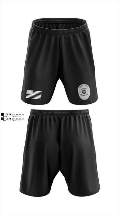 Beaver Valley Regional Police Department  Athletic Shorts With Pockets - 4