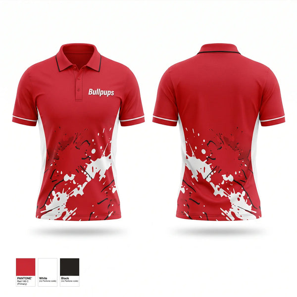 Short Sleeve Performance Polo, Bullpups, , Teamtime, Team time, sublimation, custom sports apparel, team uniforms, spirit wear, spiritwear, sports uniforms, custom shirts, team store, custom team store, fundraiser sports, apparel fundraiser