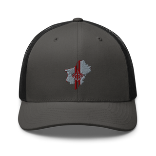 St Clair County Saints Retro Trucker Hat | Yupoong 6606