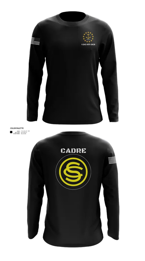Long Sleeve Performance Shirt, 1/243 RTI OCS, , Teamtime, Team time, sublimation, custom sports apparel, team uniforms, spirit wear, spiritwear, sports uniforms, custom shirts, team store, custom team store, fundraiser sports, apparel fundraiser