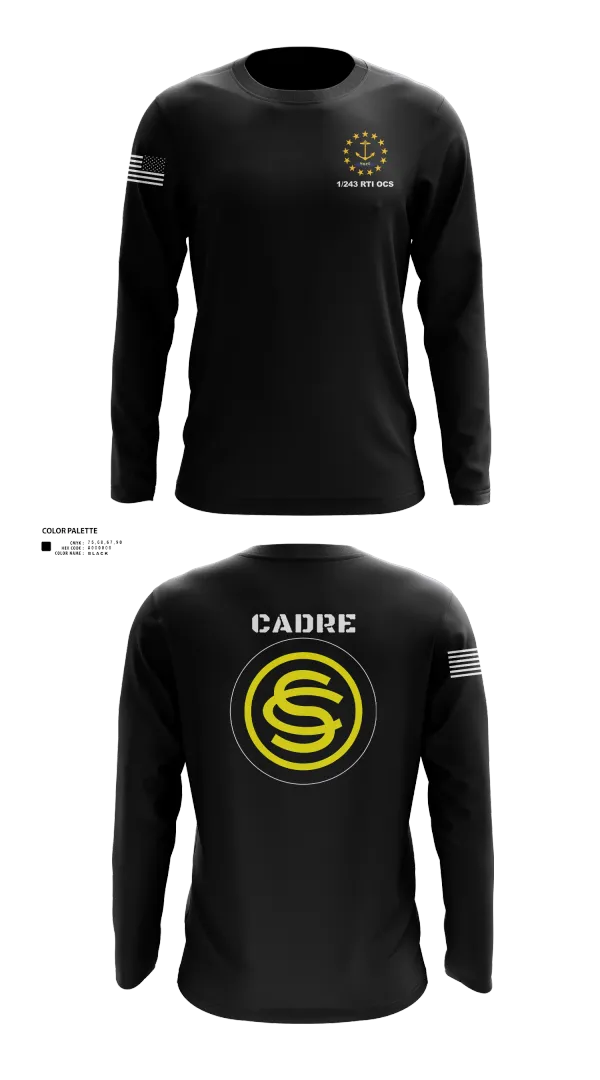 Long Sleeve Performance Shirt, 1/243 RTI OCS, , Teamtime, Team time, sublimation, custom sports apparel, team uniforms, spirit wear, spiritwear, sports uniforms, custom shirts, team store, custom team store, fundraiser sports, apparel fundraiser