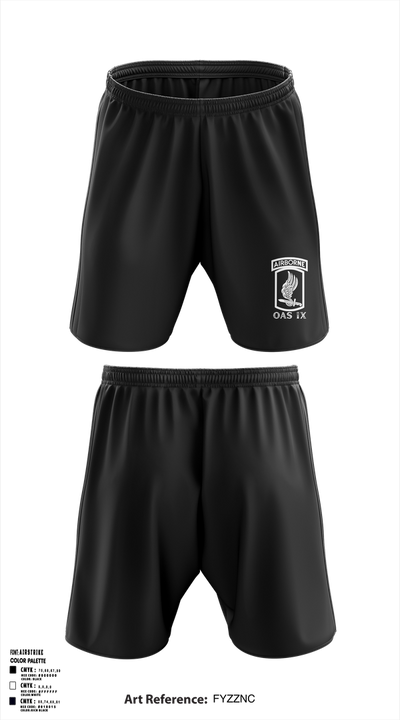173RD SECFOR OAS IX 9040611 Athletic Shorts With Pockets - 22
