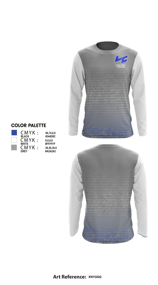 Long Sleeve Performance Shirt, Lewis County High School Wrestling, Wrestling, Teamtime, Team time, sublimation, custom sports apparel, team uniforms, spirit wear, spiritwear, sports uniforms, custom shirts, team store, custom team store, fundraiser sports, apparel fundraiser